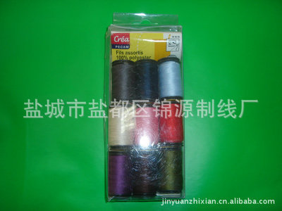 【【支持混批】耐高溫、耐低溫、耐光性好縫402滌綸縫紉線】價格,廠家,圖片,化纖紗線,鹽城市鹽都區(qū)錦源制線廠-
