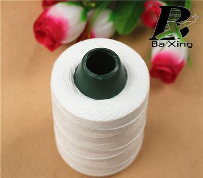 廠家直銷百縫牌 無(wú)接頭縫包線 編織袋縫包線 縫紉線滌綸線3*3-廣州化纖紗